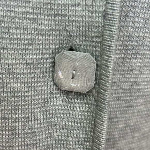 Rebecca Taylor - “Cash Feel Coat” Wool Trench, Jacket Dress - NWT, Size L, Gray - Picture 12 of 17